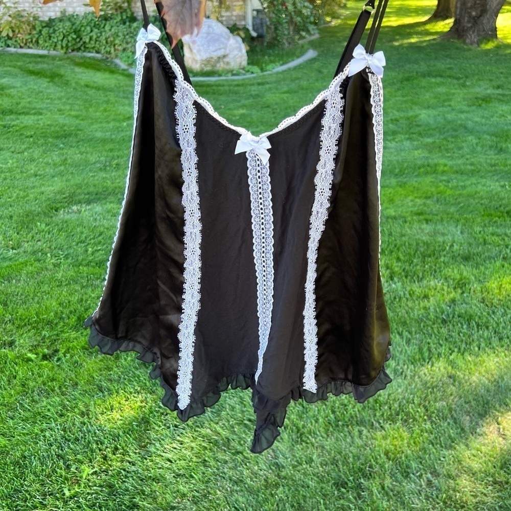 SOLD Victoria’s Secret Black Handkerchief Cami